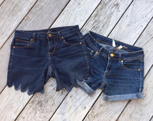 Tuto : faire un short en jean