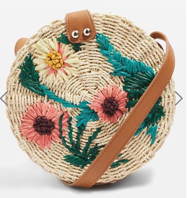 panier fleurs topshop - Quand le panier remplace le sac à main