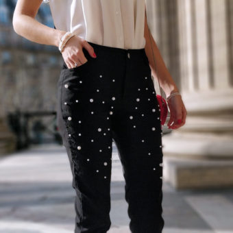 pantalon détails perles 340x340 - Des perles partout !