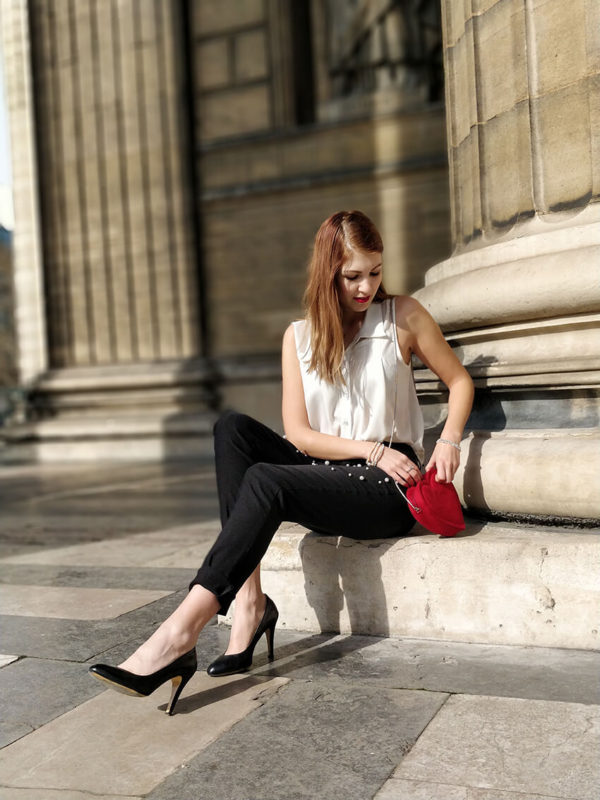 pantalon perles tenue blog 600x800 - Des perles partout !