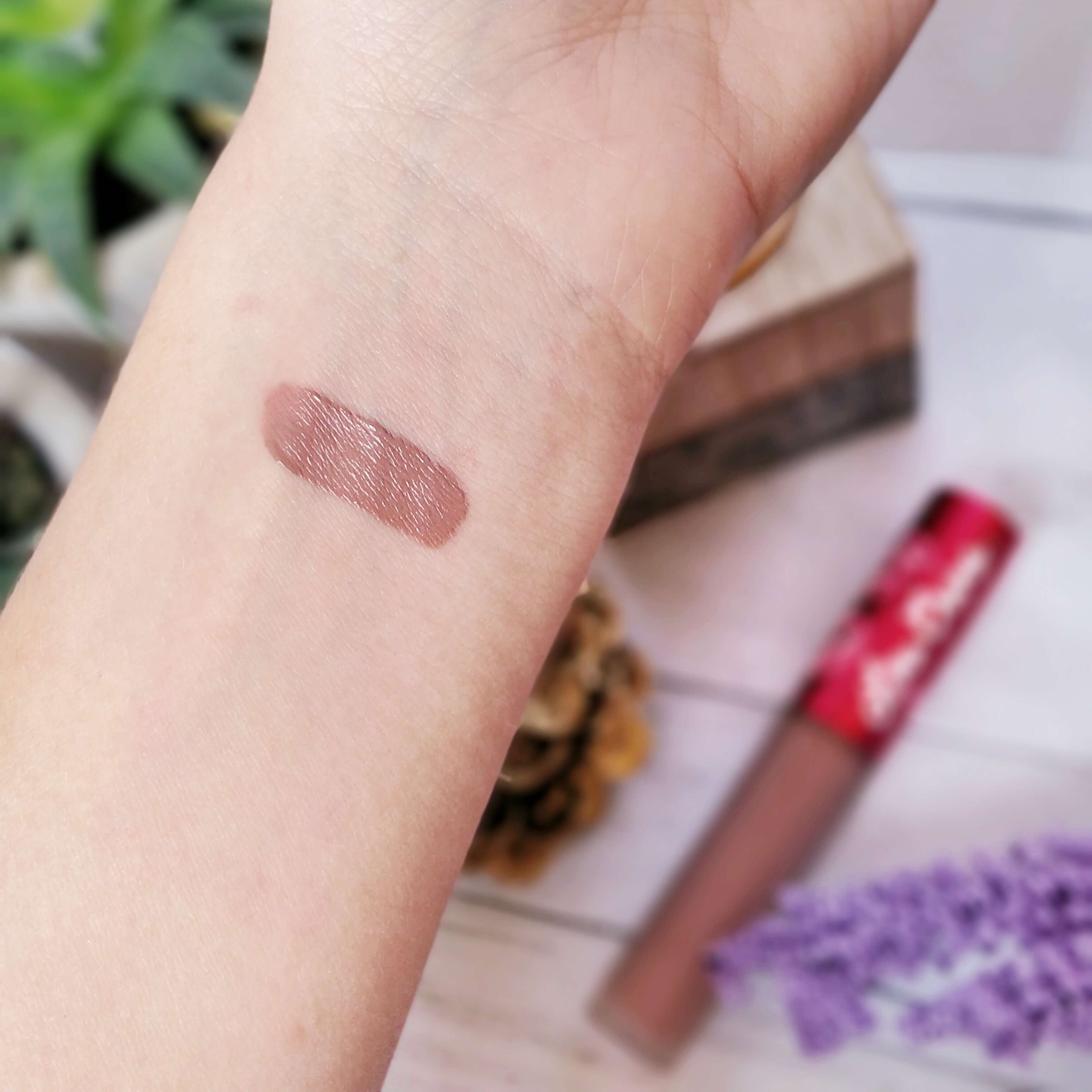 rouge à lèvres liquide matte lime crime swatch cashmere - Je teste une quarantaine de rouges à lèvres liquides !