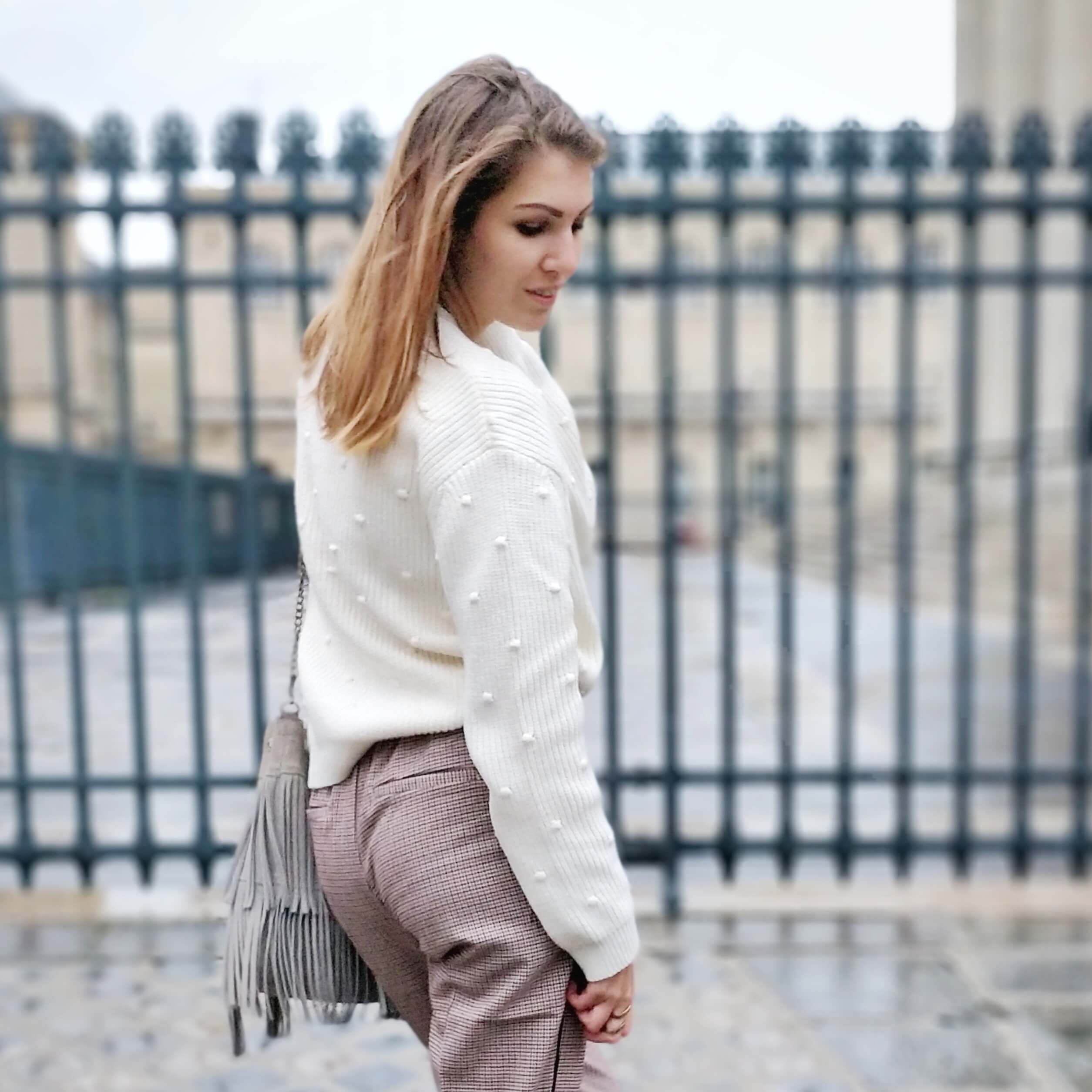 blog 19 janvier pull blanc - L'hiver en fausse fourrure