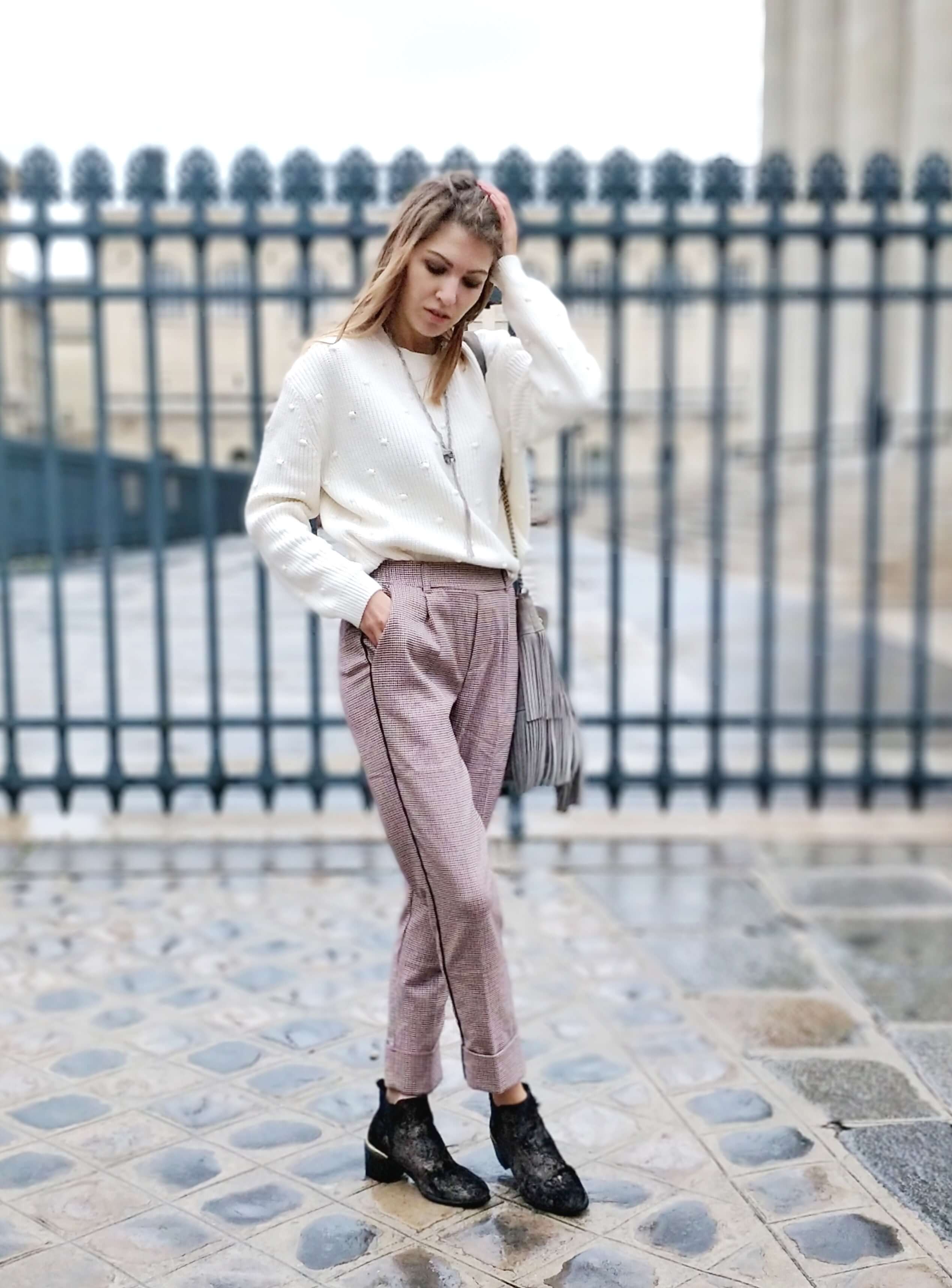 tenue automne blog paris 19 janvier mode - L'hiver en fausse fourrure