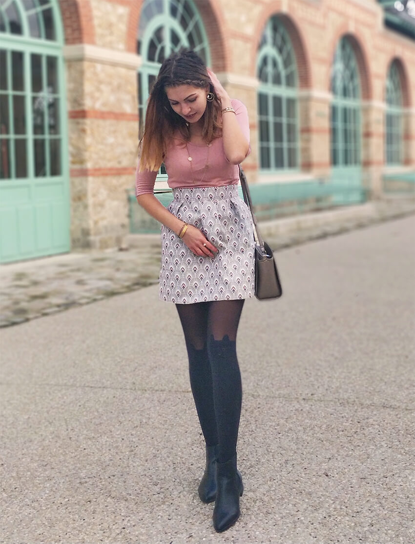 tenue blog 19 janvier jupe fait main - C'est encore plus beau quand c'est fait main