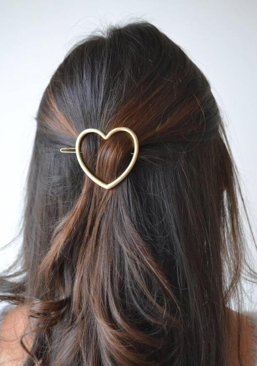 barrette coeur etsy - On accessoirise nos cheveux !