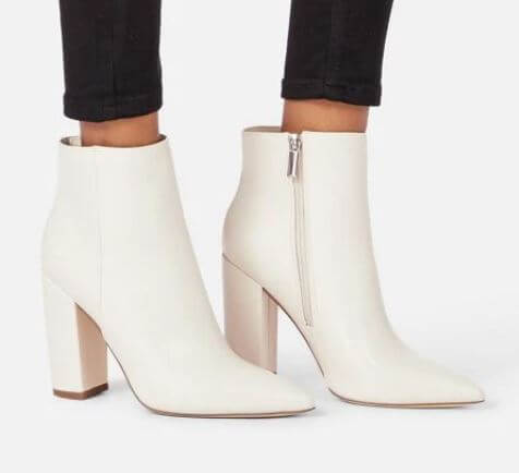 bottines blanches just fab - Ma sélection de bottines pour l'hiver