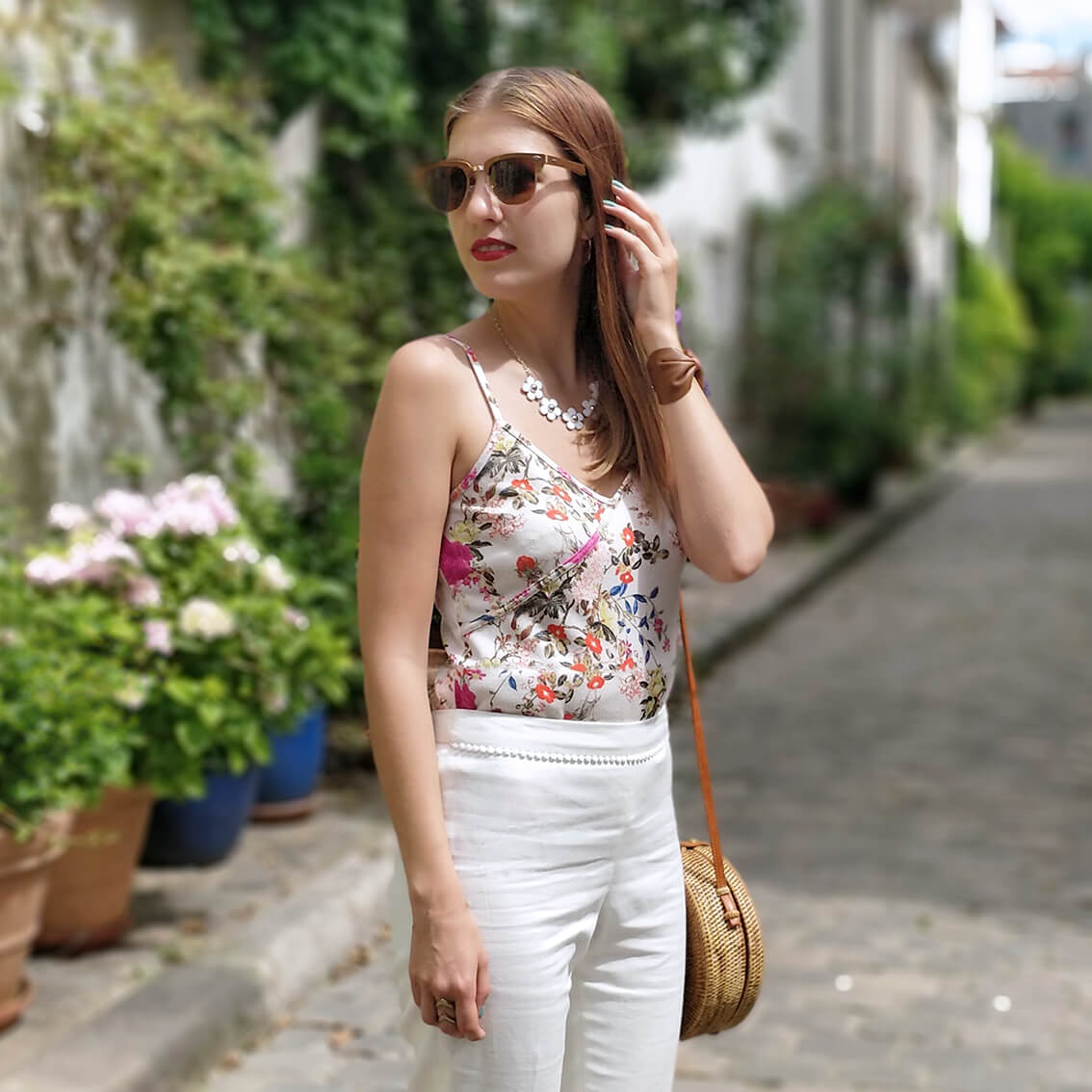 blog tenue été paris mode détails - De la verdure et du soleil