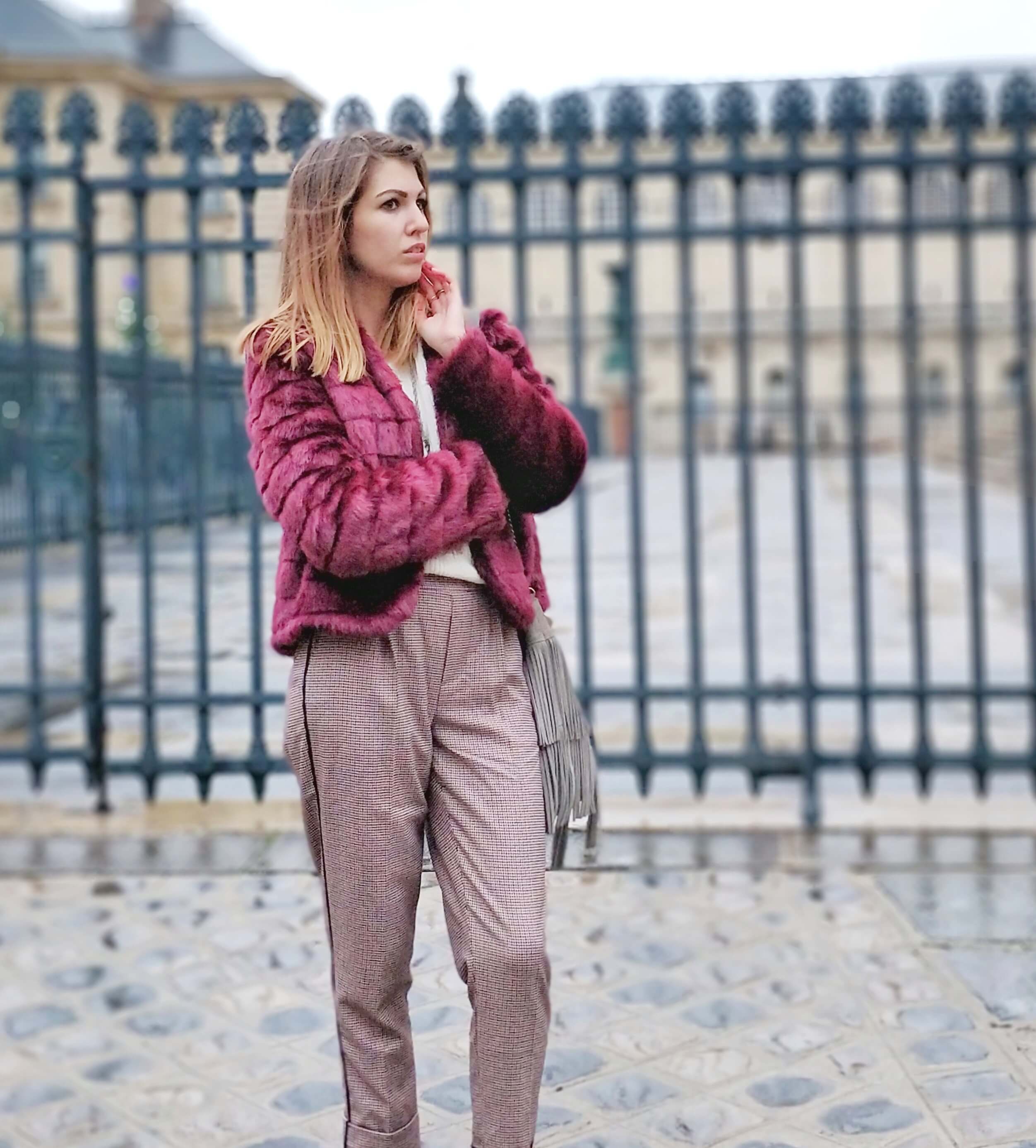 blog mode paris veste fourrure - L'hiver en fausse fourrure