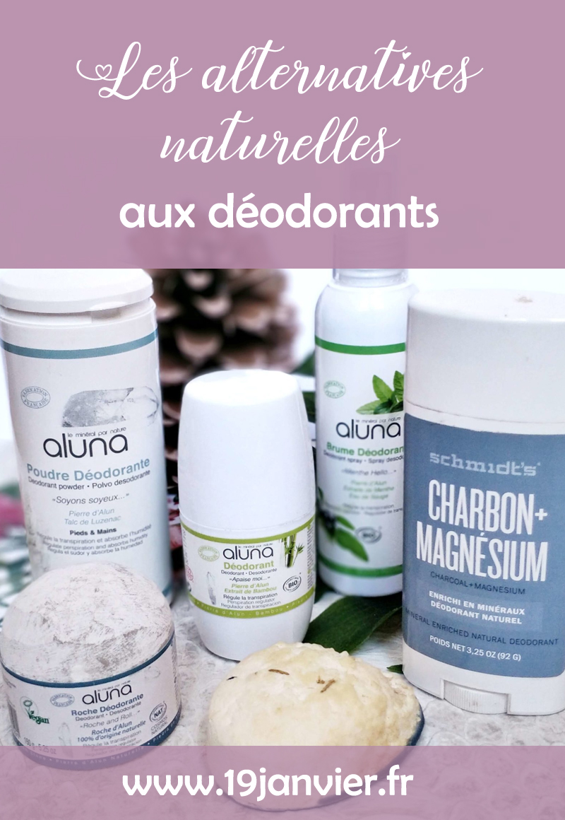 alternatives naturelles deodorants - Les alternatives naturelles aux déodorants